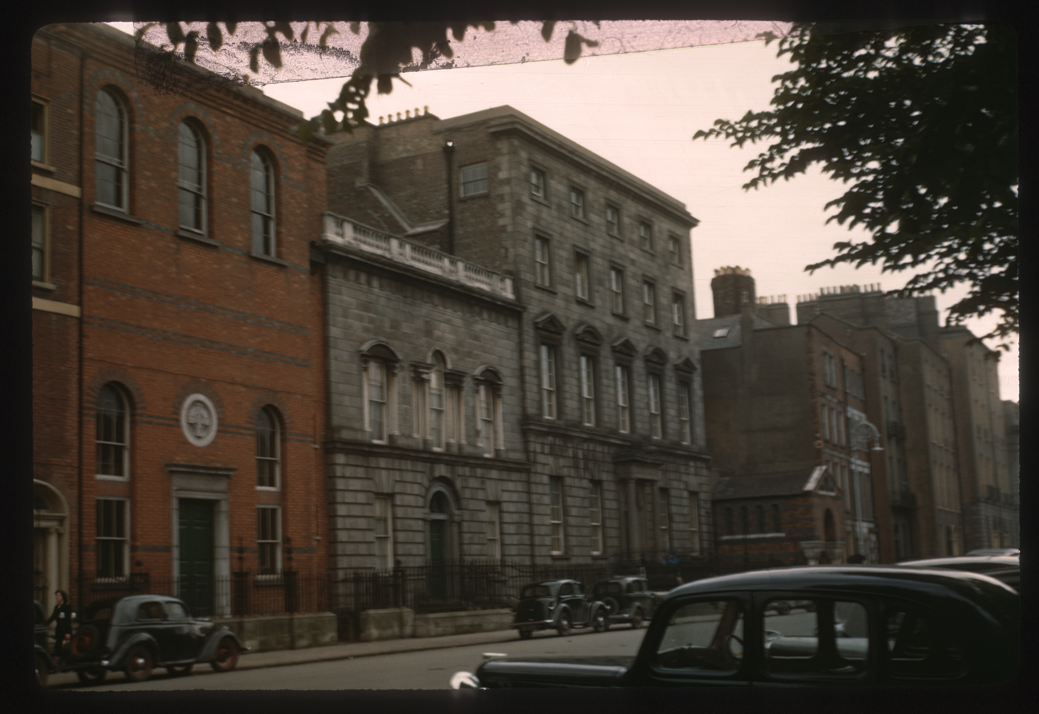 Photograph Dublin: 86 St. Stephen's Green and Newman Church (H's room left corner 2nd from top)