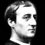 a photograph of Hopkins's face in profile